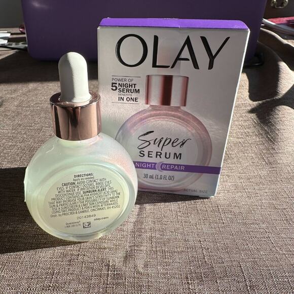 OLAY Super Serum Night Repair 5-in-1 Face Serum 30 ml/1 fl oz *** NEW IN BOX *** - Picture 6 of 6
